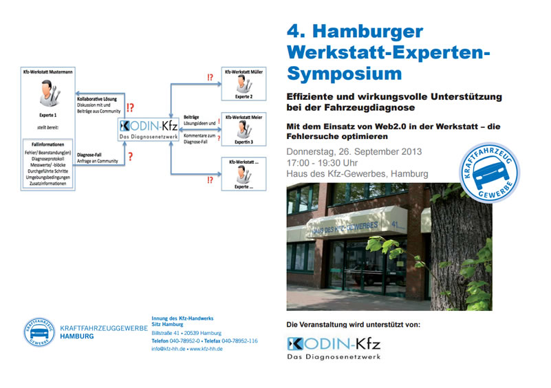 Einladung4. Hamburger Werkstatt-Experten-Symposium